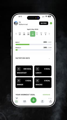 MyFitSpot screen 2